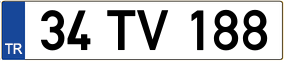 Truck License Plate
